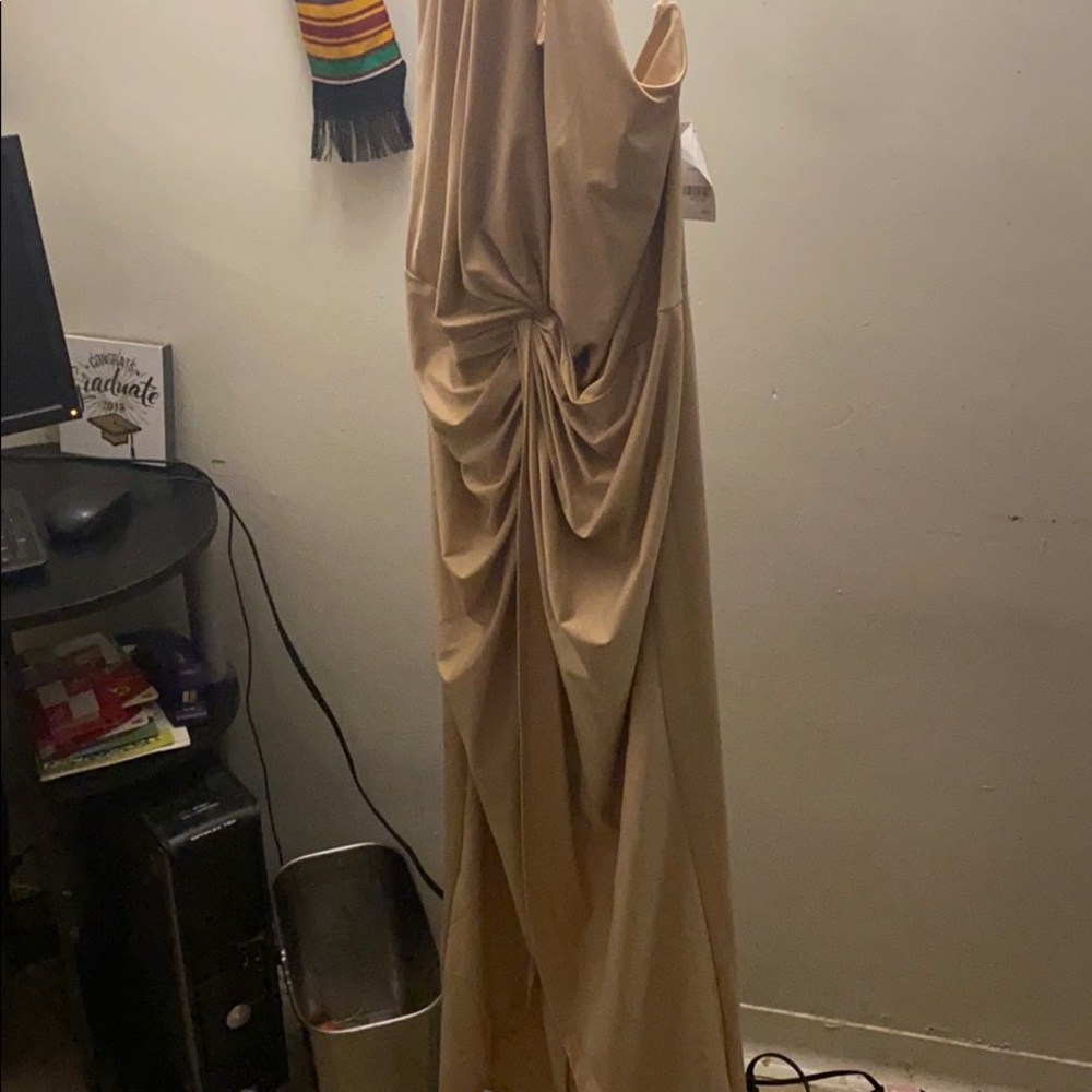 Gold dress